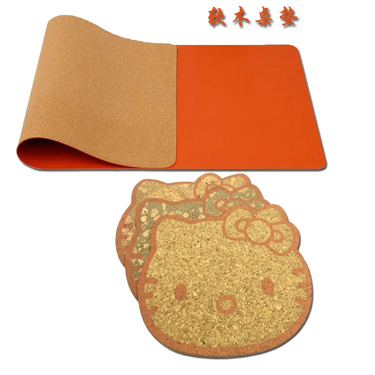 皮革+軟木超大桌墊，支持來圖定制