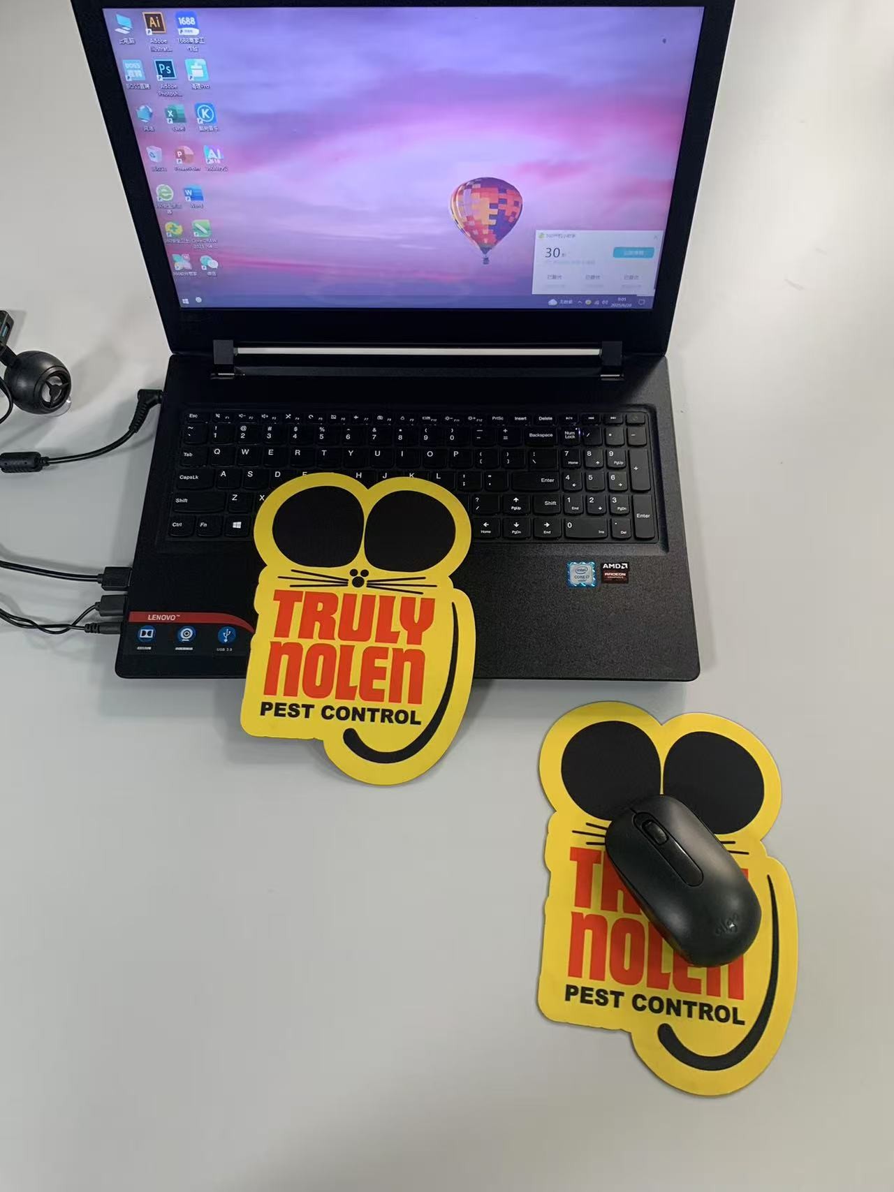 卡通異形鼠標(biāo)墊游戲桌墊廣告鼠標(biāo)墊